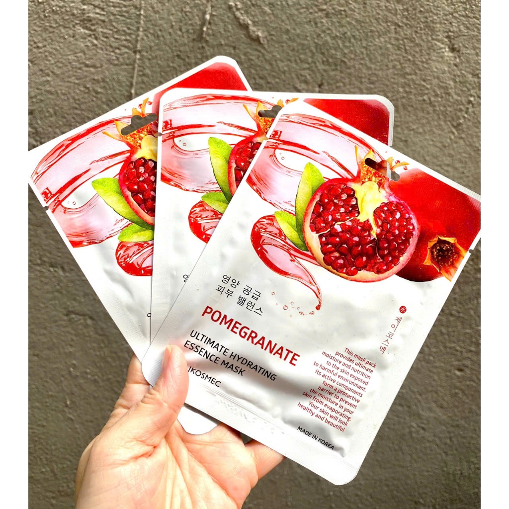 Mặt Nạ Tinh Chất Cấp Ẩm Chuyên Sâu Jkosmec Ultimate Hydrating Essence Mask -Pomegranate
