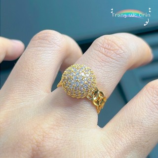 Nhẫn nữ 1 trái châu tròn viền sang trọng ORIN EN27