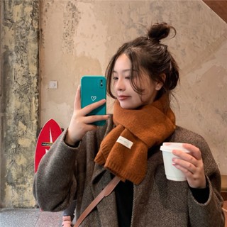  Khăn quàng cổ basic đan dọc - Khăn choàng cổ len nam nữ lông mịn dệt kim không xù ulzzang Hàn Quốc 