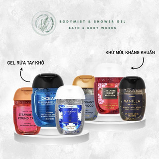  💦 Nước rửa tay khô BATH AND BODY WORKS gel rửa tay khô BATH AND BODY WORKS chuẩn Mỹ 29ml💦 