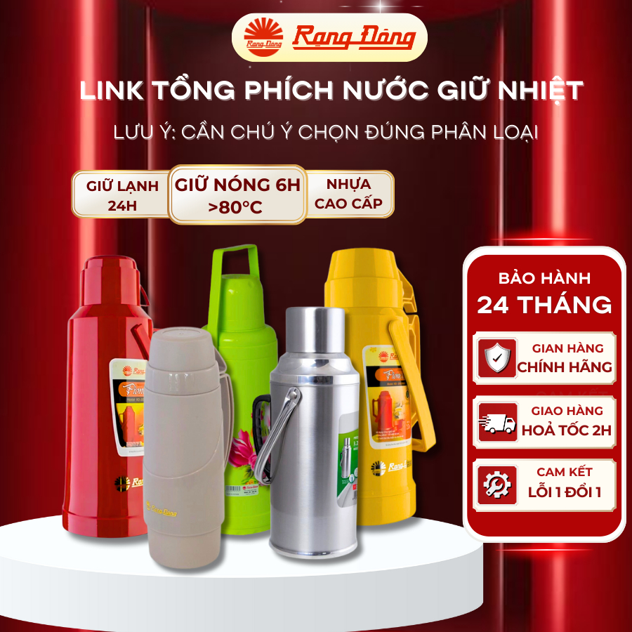 [Ship Hỏa Tốc] Phích đựng nước giữ nhiệt Rạng Đông