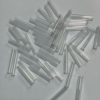 Ống thuỷ tinh nối dây cước băng truyền lỗ ống 3ly va 3,4ly