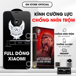 Kính cường lực chống nhìn trộm Xiaomi Redmi Note 14/13/13R/12Pro/12Turbo/11/11T/10s/9s/8/7s Pro Plus 4/5G - GN STORE