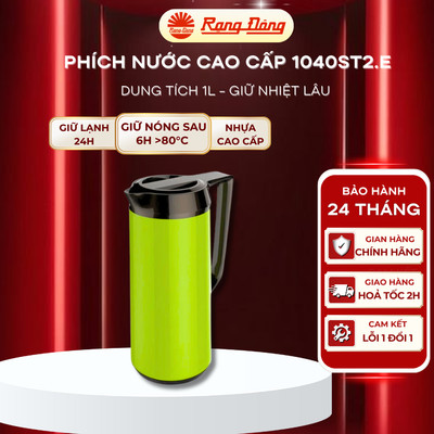Phích đựng nước nóng 1 lít Rạng Đông INOX cao cấp - 1040ST2.E