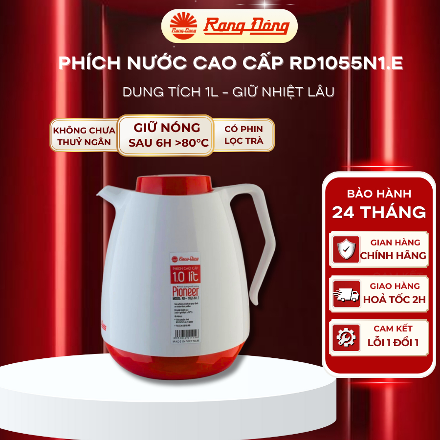 Phích trà 1 lít Rạng Đông cao cấp - RD1055N1.E