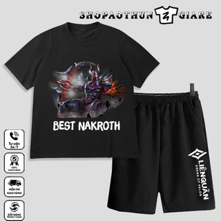 BST Áo Thun Liên Quân Mobile In Hình Các Vị Tướng Nakroth - Butterfly -Lữ Bố Tư Lệnh Robot - Enzo -Elsu Sứ giả tận thế
