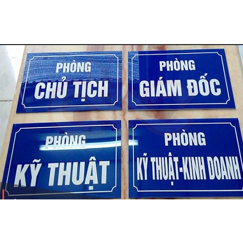 Bảng phòng kích thước 25x12 cm