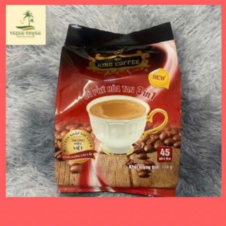 CÀ PHÊ HÒA TAN 3IN1 KING COFFEE [BỊCH 45 GÓI]