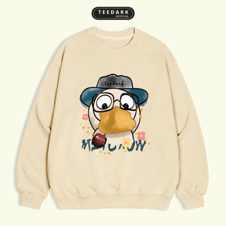  Áo Sweater Dài Tay Unisex TEEDARK Bí Đỏ Halloween Chất Nỉ Mịn Dày Dặn Phong Cách Năng Động 