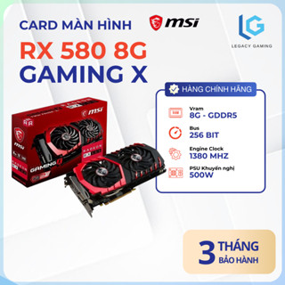 VGA Card màn hình RX 580 8G Msi Gaming X Chính hãng - Bảo hành 3 Tháng