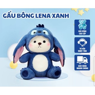 Gấu bông Lena stick xanh ,gấu bông lena ,gấu bông capybara ,thú nhồi bông hàng cao cấp chuẩn qc