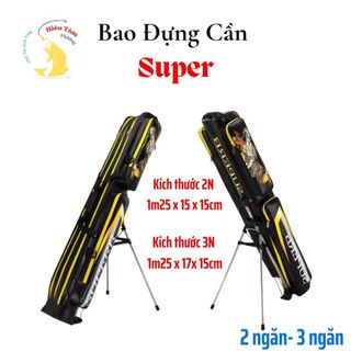  Bao đựng cần câu SuPer Dragon cao cấp có chân chống   2N và 3N   