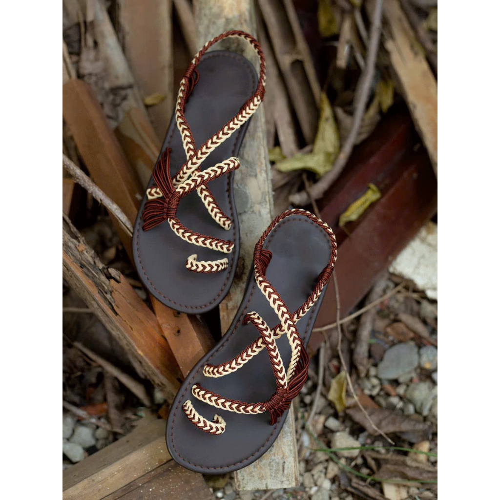 Giày Sandal nữ boho đi biển dạo phố