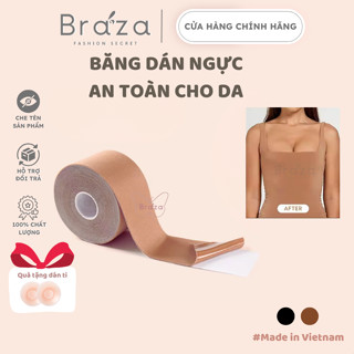 Miếng Dán Nâng Ngực Cho Nữ - Cuộn Dán Ngực Vô Hình Tiện Dụng Tạo Được Nhiều Kiểu Nâng Ngực Đa Năng Cao Cấp BRAZA