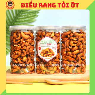 Hạt Điều Rang Tỏi Ớt 400g - Ăn Vặt Vũ Nguyễn Vừa Ngon Vừa Rẻ - Ship Hỏa Tốc