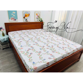 Ga gối 100% coton 4 món (1 ga 2 vỏ nằm 1 vỏ ôm)