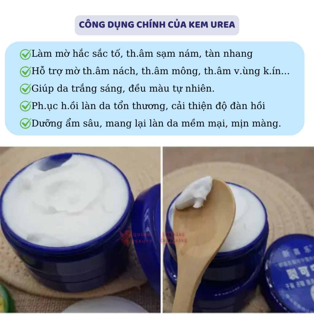 Kem Dưỡng Xóa Hắc Tố Thâm Sạm UREA - Kem Dưỡng Làm Mờ Thâm Sạm, Nám, Tàn Nhang UREA, Giúp Làn Da Sáng Bóng Và Đều M