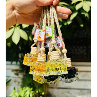   Sỉ sll 8.x  COMBO 10 CHAI - Tinh dầu treo xe thơm xe thơm phòng 20 mùi tự chọn - CHAI VUÔNG cực đẹp làm quà tặng 