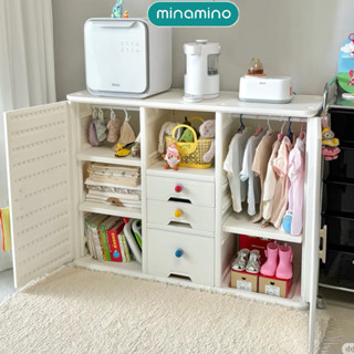 Tủ quần áo cho bé có ngăn treo babyviva cao cấp kết hợp hộc đựng đồ chơi cho bé