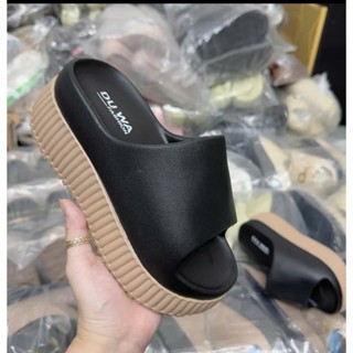 Dép Quai Ngang Nâng Đế DH502-1, Dép Bánh Mì Duwa Nhẹ Êm Chống Trơn Trượt