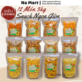 Combo 12 Món 3kg Snack Ăn Vặt Tuổi Thơ, Mỗi Gói ~250g