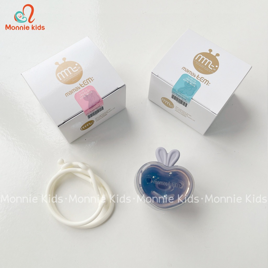 Ti giả silicon cho bé sơ sinh Bunny Chuchu, ty giả siêu mềm Hàn Quốc cho trẻ - Monnie Kids