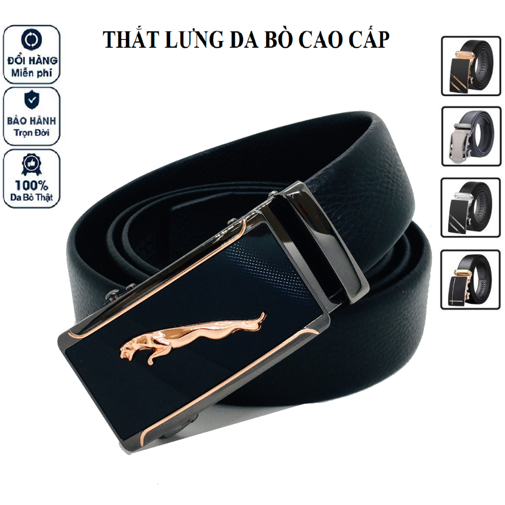 Thắt lưng, dây nịt báo vàng thời trang hàng nhập khẩu cao cấp