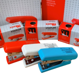 [ KÈM 2 HỘP KIM ] Bấm kim số 10 mini MUNIX 25002. - Văn phòng phẩm Thu Thảo