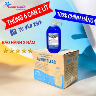   THÙNG 6 CAN 2 LÍT  Nước Rửa Kính Ô Tô Sunny clear 2 Lít,Tiết Kiệm Hơn,phù hợp với mọi loại xe 