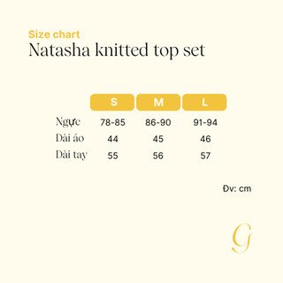 GAIETE Áo len cặp Natasha KNIT300