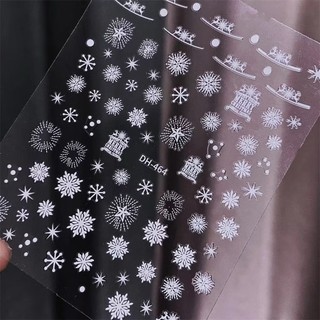 Những mẫu sticker mới 2024 hình dán móng Noel Christmas Giáng Sinh (Tấm) làm nail