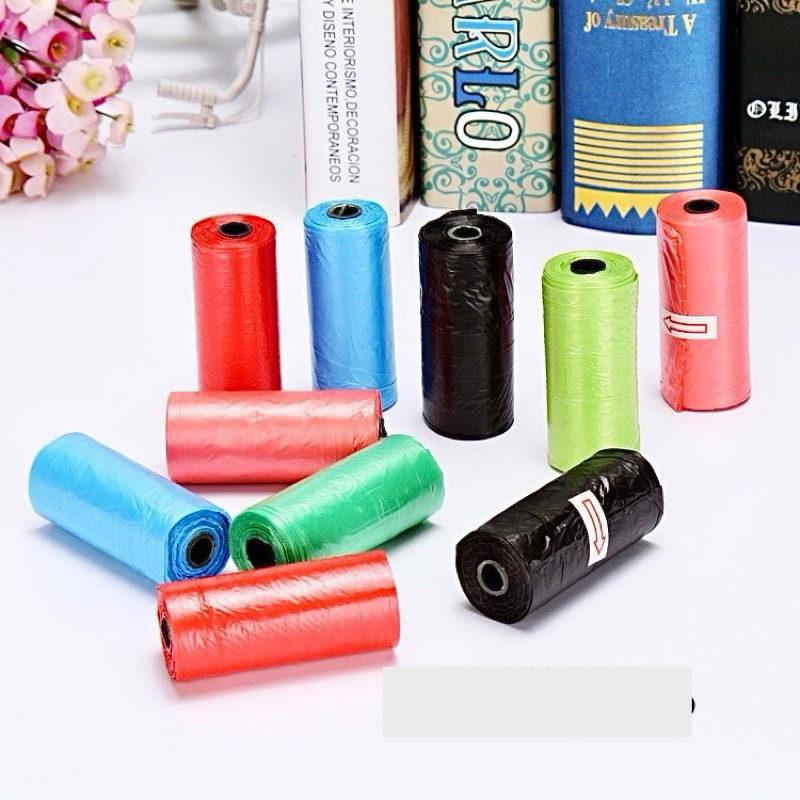 Combo Cuộn Túi Nilon Dọn Phân, hốt phân Chó Mèo (cuộn 20 túi)