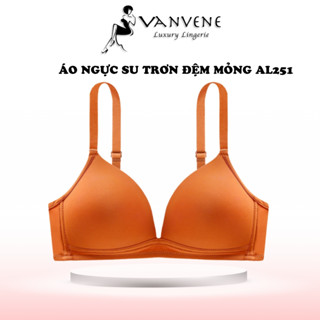 Áo Lót Nữ Su Đúc Không Gọng Vanvene Không Đệm Thông Hơi Thoáng Mát Đủ Size 32 Đến 38 Áo Chip Màu Trắng Học Sinh AL251