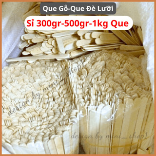 300gr/500gr/1kg Que Gỗ Lấy Sáp, Que Đè Lưỡi, Que Kem, Que Wax Lông