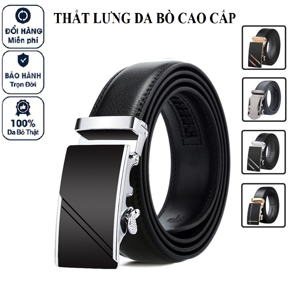 Thắt lưng, dây nịt nam da bò thật cao cấp phong cách công sở thời trang