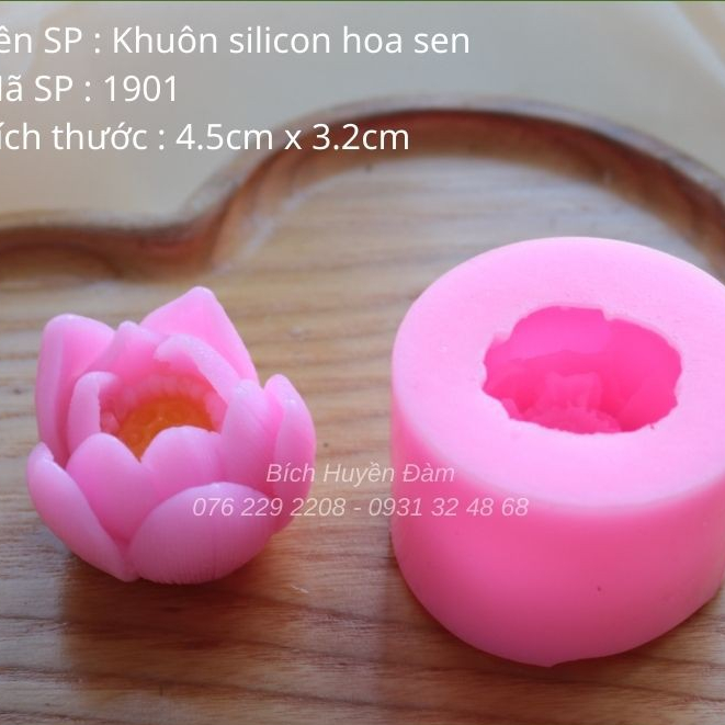 KHUÔN SILICON HOA SEN 1901