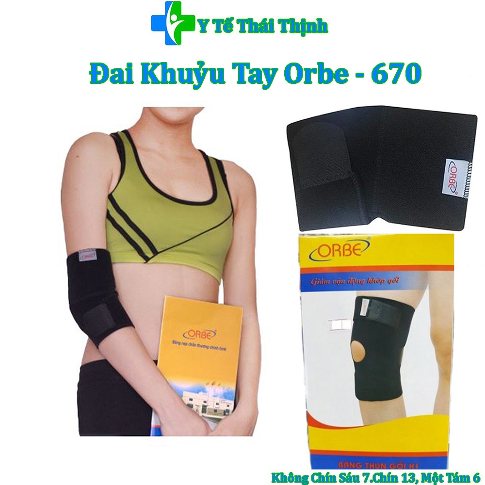 Đai Khuỷu Tay Orbe 670 Hỗ Trợ Vận Động Khuỷu Tay