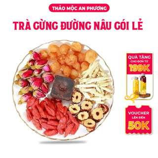   Giá Sỉ  Trà Gừng Đường Nâu Thảo Mộc AN PHƯƠNG Gói Lẻ  Trà Giúp Làm Đẹp Da Ấm Bụng 