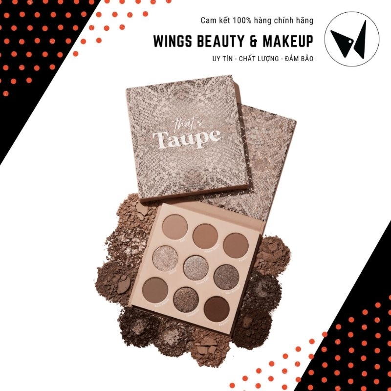 COLOURPOP - Bảng mắt Pressed Powder Palette (That’s Taupe)