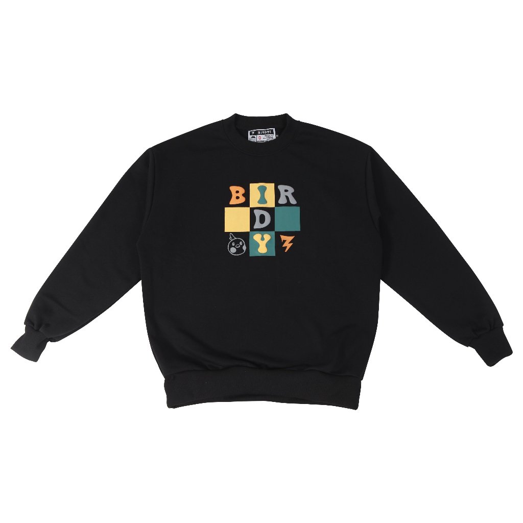 Áo Sweater unisex nam nữ Nỉ -  BIRDY - TIC TAC TOE RESTRICTED