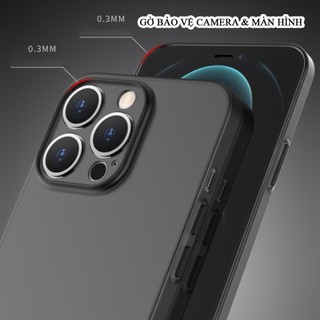 Ốp lưng nhựa nhám siêu mỏng cao cấp như Slimcase và MEMUMI chống vân tay iphone 16 15 pro max 14 pro max 13 promax 12