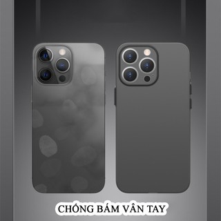 Ốp lưng nhựa nhám siêu mỏng cao cấp như Slimcase và MEMUMI chống vân tay iphone 16 15 pro max 14 pro max 13 promax 12