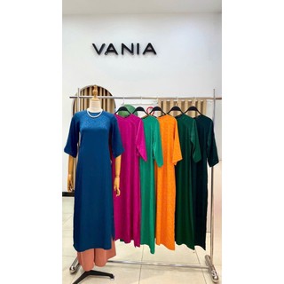 VANIA - Áo dài suông vải lụa gấm mềm (ko kèm quần)