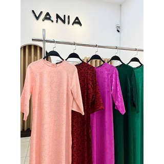 VANIA - Áo dài suông vải lụa gấm mềm (ko kèm quần)