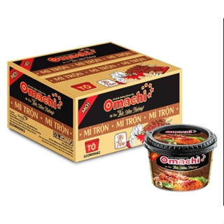  Thùng 12 Hộp - Mì Trộn Omachi Thịt Xiên Nướng 104g - TH Lộc Phát 