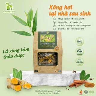 Lá Xông Tắm Thảo Dược Cho Mẹ Sau Sinh Bảo Nhiên Cung Đình, Gói 100g