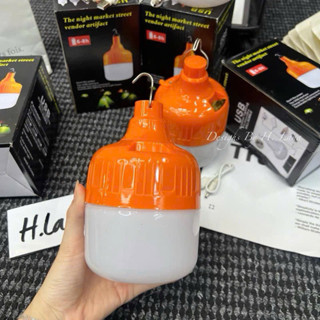 Bóng đèn led tích điện công suất 200w siêu sáng có móc treo thông minh