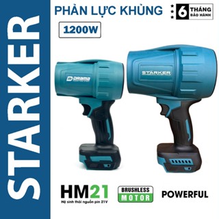 Quạt phản lực KHỦNG Starker, máy thổi gió phản lực turbofan động cơ không chổi than dùng chân pin phổ thông