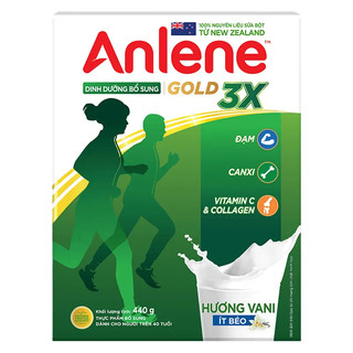 Sữa bột Anlene Gold 3X hộp 440G hương vani