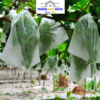 Set 50/100 Túi Bọc Trái Cây Ăn Quả (Hãy Chọn Cỡ Phù Hợp Bọc Ổi, Bưởi, Xoài, Na, Mít, Mướp)-Túi Vải Không Dệt Có Dây Rút